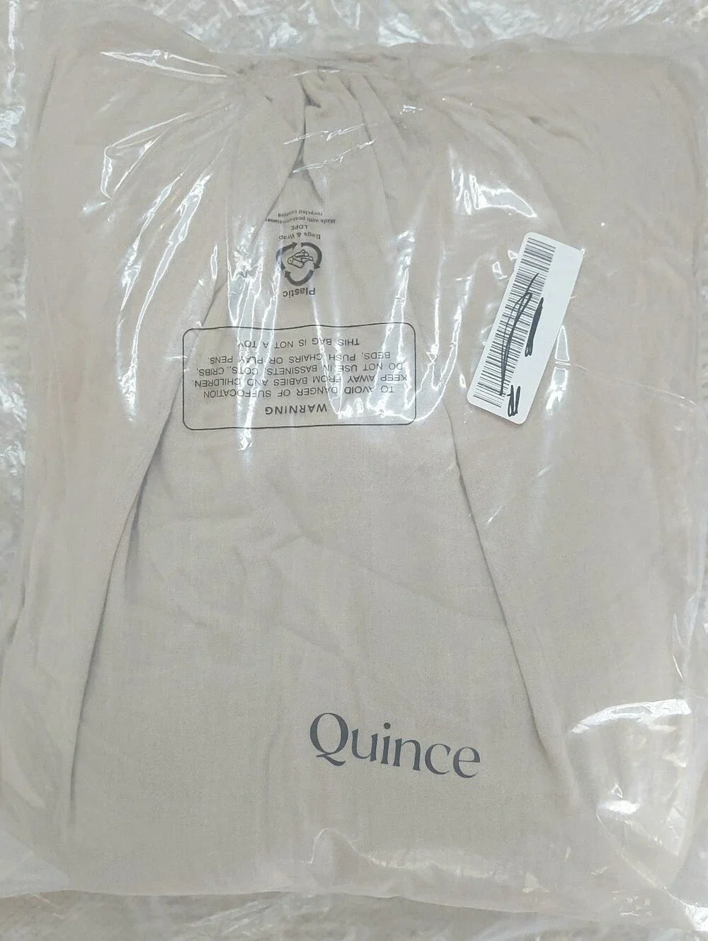 NWT! Quince Organic Cotton Airy Gauze Dune Duvet Cover! Twin (457)